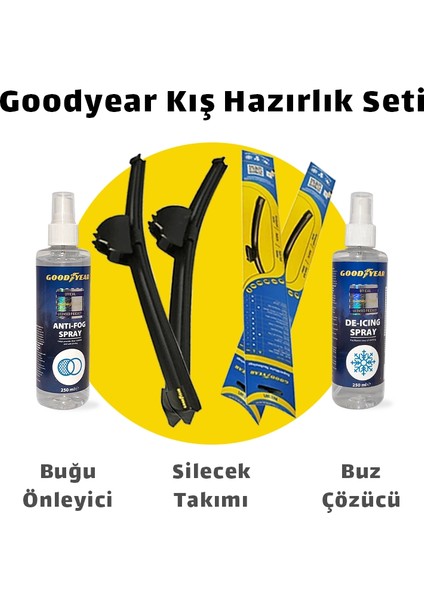 Goodyear Kış Hazırlık Seti (Fiat Egea 2015-2022 Sedan )