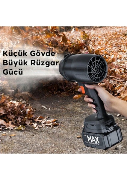 Yeni Turbo Şarjlı Çok Güçlü Üfleme Makinası Hava Üfleyici Kar Temizleme Mangal Araba Yıkama