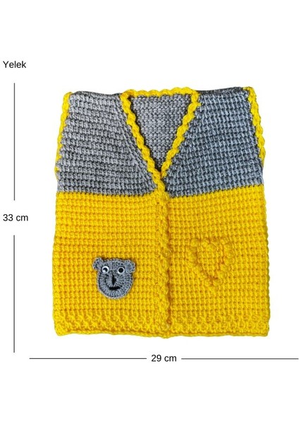 1618 El Örgüsü Battaniye / Yelek / Hırka / Atkı ve Bere Set / 0 - 2 Yaş modelleri