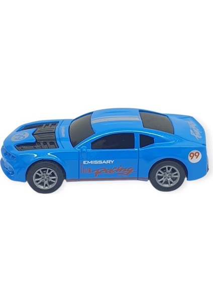 Çek Bırak Metal Küçük Arabalar 8 cm - SH40031 - Mavi Racing (Lisinya) fiyatları