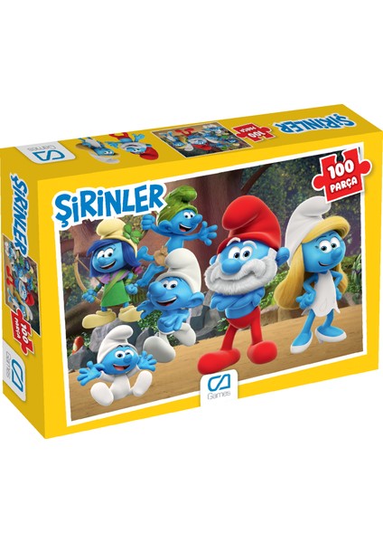 Şirinler - 100 Parçalı Puzzle