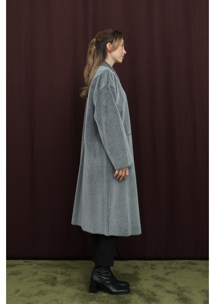 Kadın Düğme ve Cep Detaylı Fox Kaban - 15220KBN fiyatları