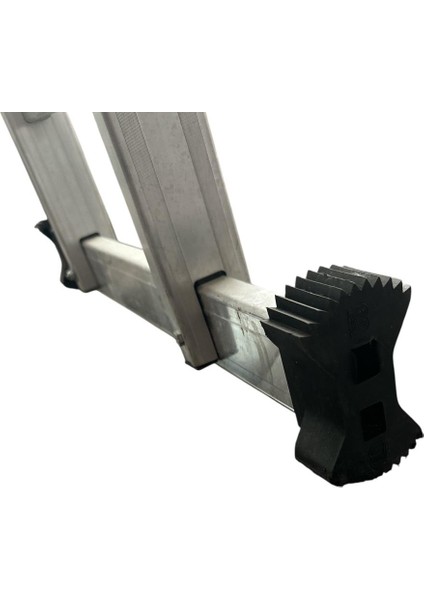 3,5 M 12 Basamak 1,2 mm Alüminyum Katlanır Çok Amaçlı Akrobat Merdiven