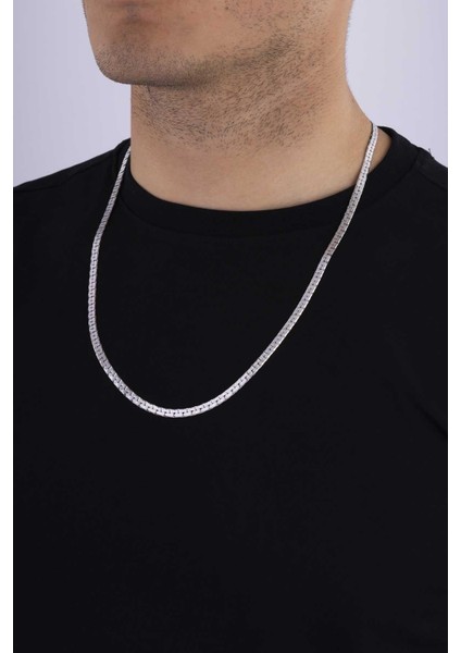 Kare Model Yassı Erkek Çelik Zincir modelleri