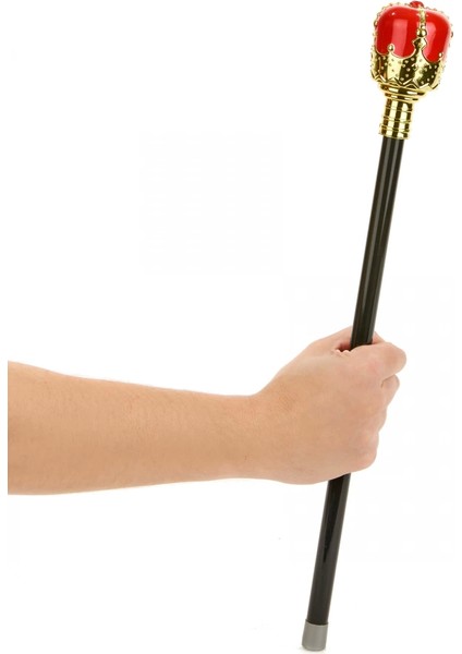 Bfs Taşlı Altın Renk Prenses Tacı ve Kırmızı Kraliyet Prenses Asası modelleri