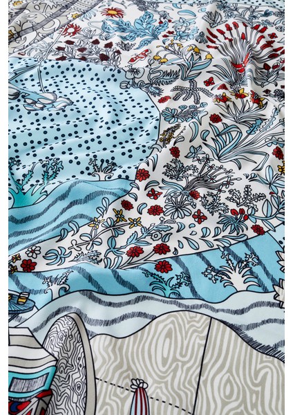 Desenli Modal Eşarp Homera fırsatları