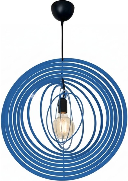 Sarmella Metal Tasarım Dekoratif Avize – Elle Şekillendirilebilir Modern E27 Sarkıt Aydınlatma