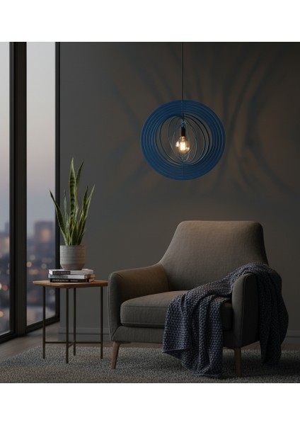 Sarmella Metal Tasarım Dekoratif Avize – Elle Şekillendirilebilir Modern E27 Sarkıt Aydınlatma indirimleri