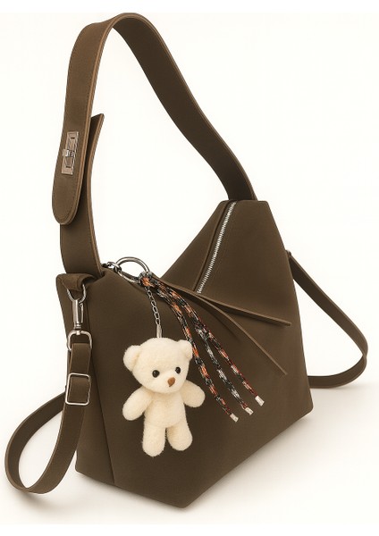 Sydney Model Ayarlanabilir Askılı Kadın El ve Omuz Çantası (Charm Hediyelidir)