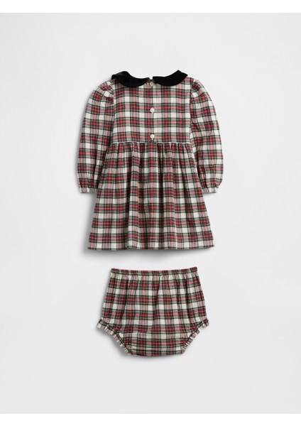 Bebek Kırmızı Flannel Two-Piece Outfit Set modelleri