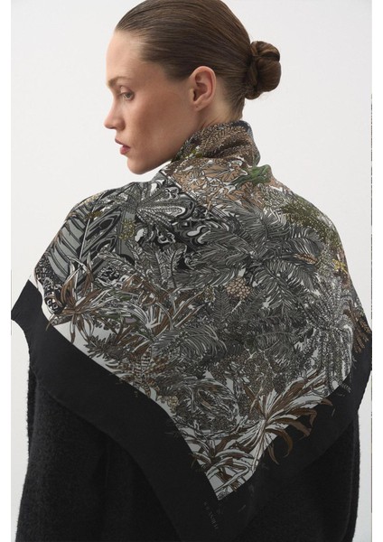 Jardin Secret Modal Eşarp Siyah