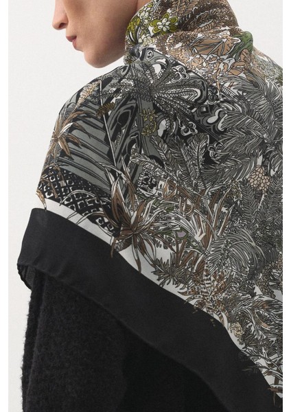 Jardin Secret Modal Eşarp Siyah modelleri