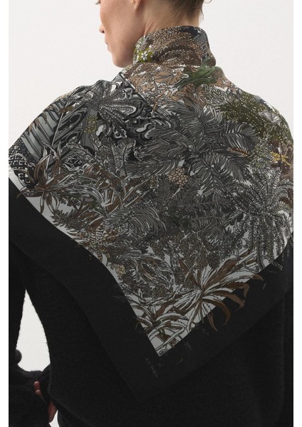 Jardin Secret Modal Eşarp Siyah fırsatları