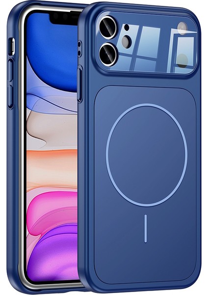 Apple iPhone 11 Kılıf Iphone 17 Serisi Görünümlü Magsafe Özellikli Kamera Korumalı Pc Kasa Çevirici Formen Kapak