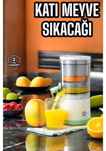 Meyve Sıkacağı USB Şarjlı Taşınabilir Çift Lı Güvenlik Kilidi