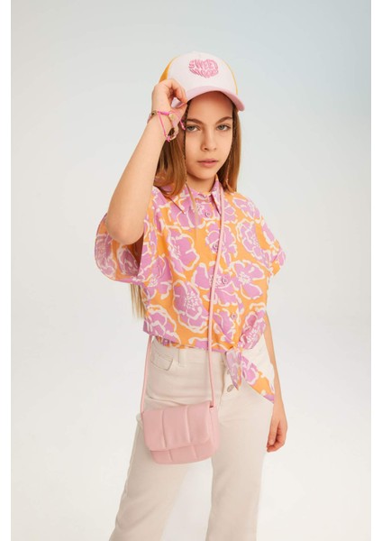 Kız Çocuk Suni Deri Çapraz Çanta