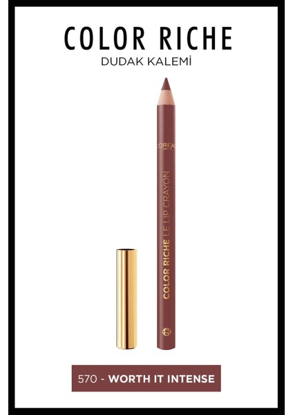 Color Riche Dudak Kalemi - 570 Worth It Intense