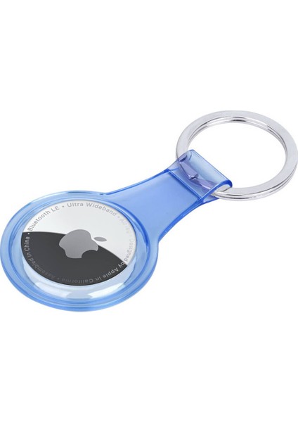 ​ınc Airtag 07 Uyumlu Silikon Anahtarlık-Mavi