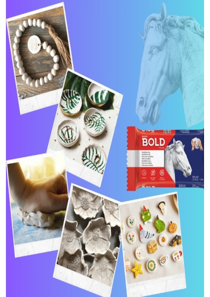 Smarta Bold Seramik Hamuru 500 Gr. Taş Gri Ebeşuar Kesme Teli Set fiyatları