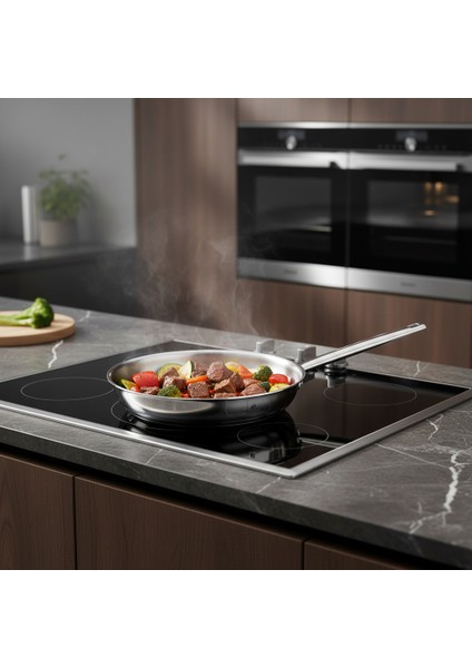 Athena 3ply 5 Parça Indüksiyon Tabanlı Çelik Tencere Seti fiyatları