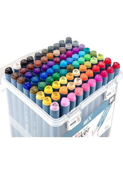 Art-X Sketch Marker Çift Taraflı Kalem Seti 80'li fırsatları