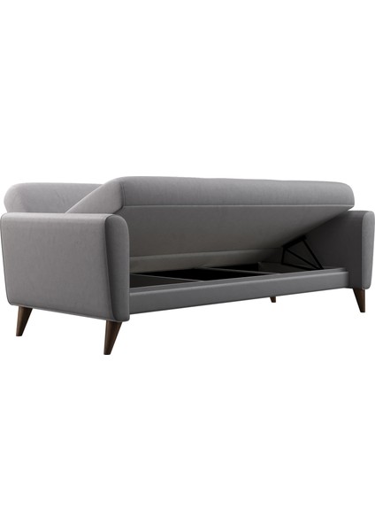 Mona Line Üçlü Koltuk - Gri