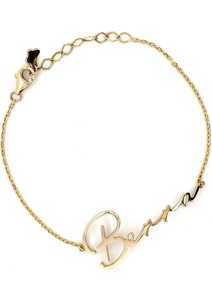 14 Ayar Altın İsim Bileklik fiyatları