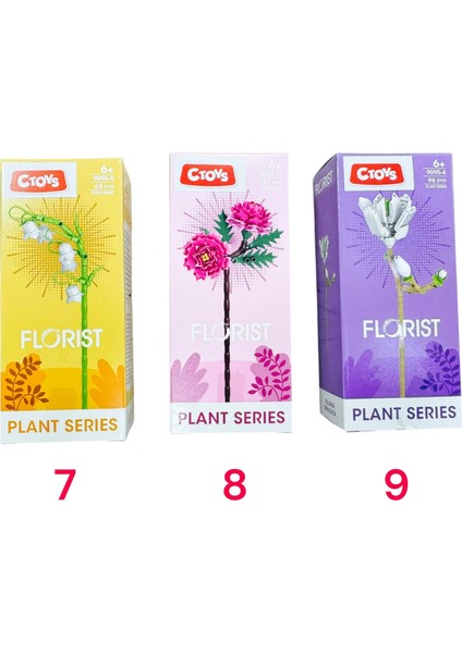 Mini Blok Flower Çiçek LEGO CTOY-9095 ( 1 Adet) modelleri