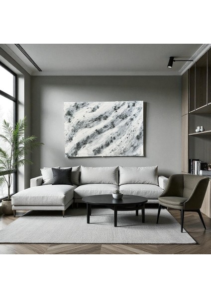 Maris Modern Dokulu Tablos,siyah Geçişleri Olar Eşsiz El Yapımı Tablo,el Yapımı Tabloi Dokulu Tablo