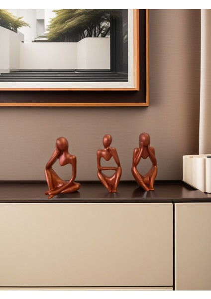 Düşünen Insan Figürleri – Modern Minimalist Düşünen Figürler Seti fiyatları