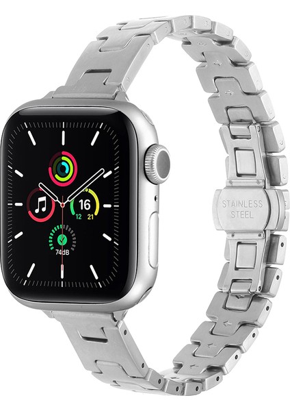 Apple Watch 42MM KRD-150 Metal Kordon Strap Kayış