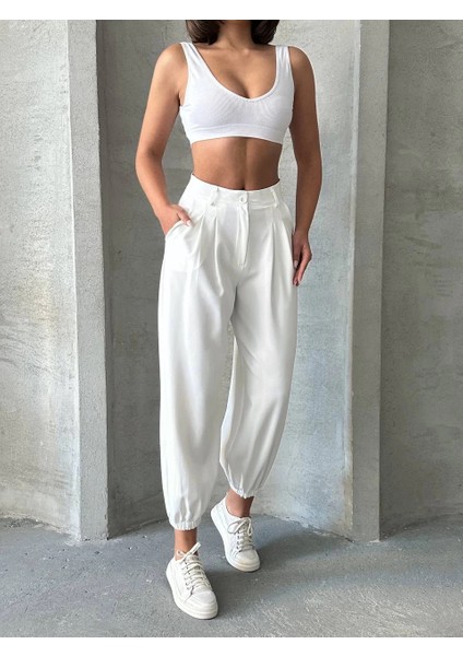 Techmrt Şalvar Pantolon Beyaz (Beden: M) fırsatları