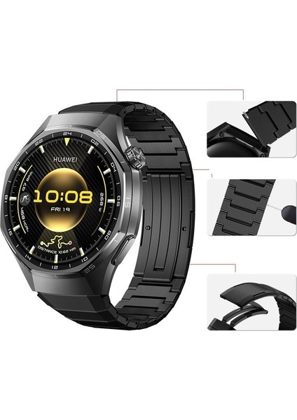 Huawei Watch Gt 6/5/4/3/2 Pro 46MM (22MM) Kordon Metal Titanyum Saate Orjinal 1e-1 Uyum+Kısıltma Apratı fırsatları