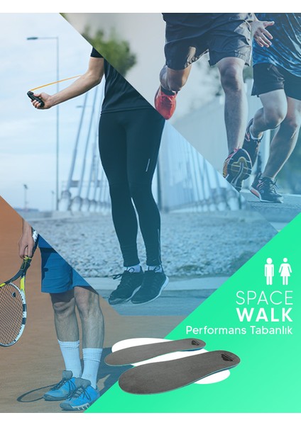 Space Walk Jel Tabanlık - Erkek