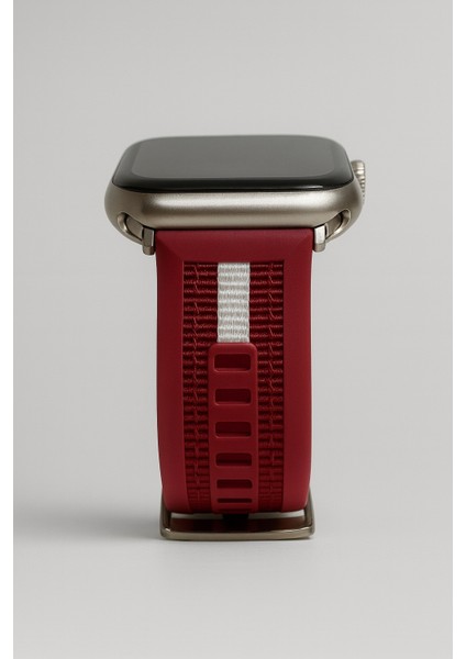 Apple Watch 11-10(46MM) 9-8-7(45MM) 6 5 4 SE(44MM) ULTRA(49MM) Uyumlu Dokuma Silikon Kordon fiyatları