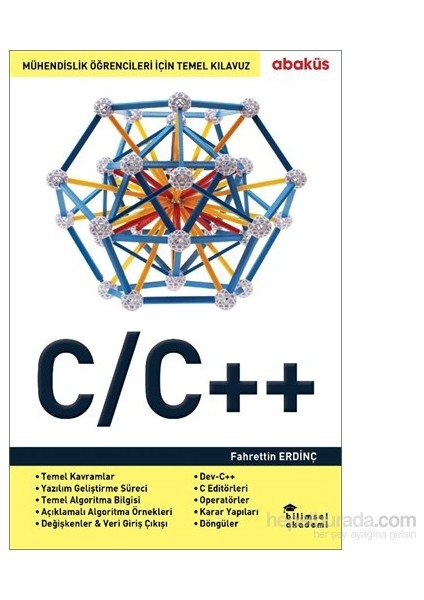 C++/C Eğitim Seti Temel Kılavuz 720 Sayfa Fahrettin Erdinç Video Eğitim Hediyeli fiyatları
