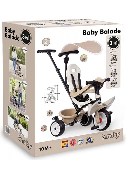 7600741403 Baby Balade Tricycle Beige