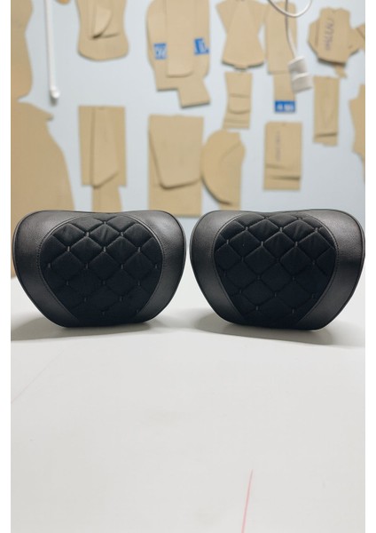 [2'li Set] Vıp Kapitoneli Deri Ortopedik Boyun Yastığı | Ağrısız Uzun Yolculuk Garantisi fiyatları