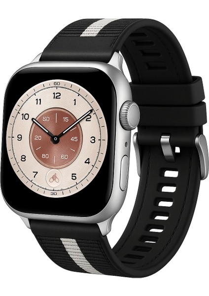 Apple Watch 11-10(46MM) 9-8-7(45MM) 6 5 4 SE(44MM) ULTRA(49MM) Uyumlu Dokuma Silikon Kordon