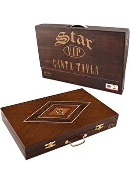 Ahşap Tavla Seti Şık Tasarım 15 Siyah 15 Beyaz Pul ile 2 Zar fırsatları