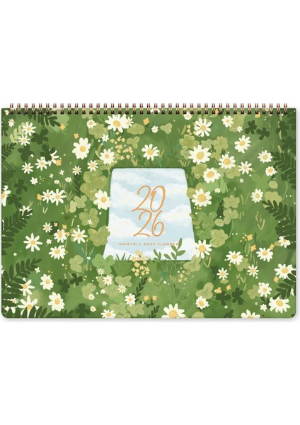 2026 Masaüstü Planlayıcı Takvim 24X34 cm - Manzara indirimleri