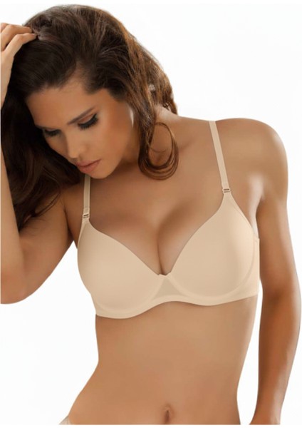 7080 Desire Dolgulu Yandan Destekli Sütyen Ten