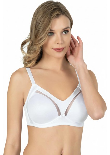 9125 Almira Soft Cup Desteksiz Sütyen Beyaz