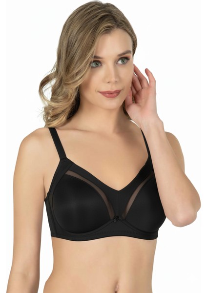 9125 Almira Soft Cup Desteksiz Sütyen Siyah