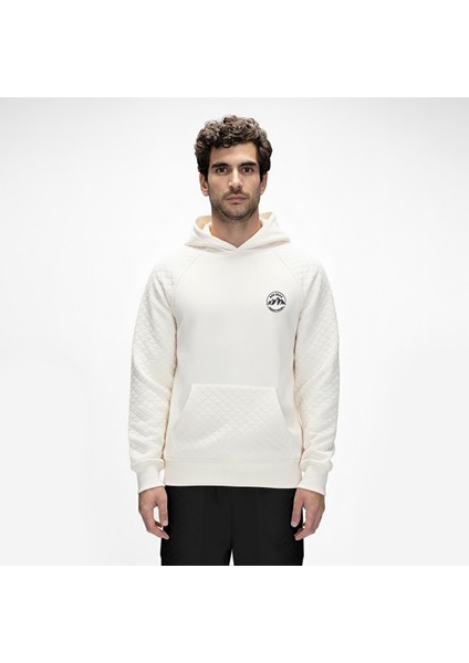 Grass Erkek Ekru Kapüşonlu Sweatshirt