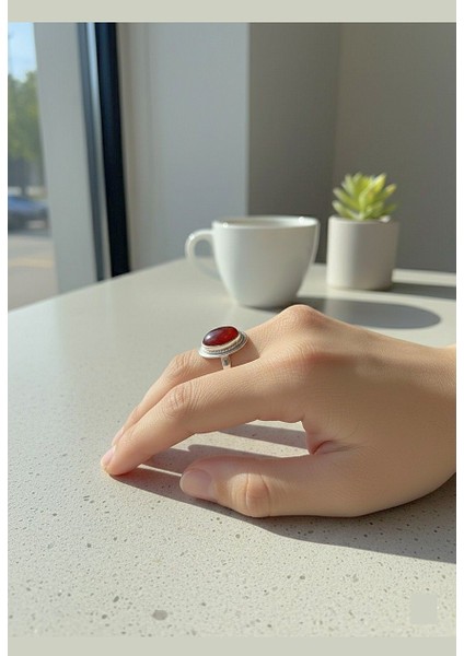 Gümüş Akik Taşlı Yüzük HS1252B3 modelleri