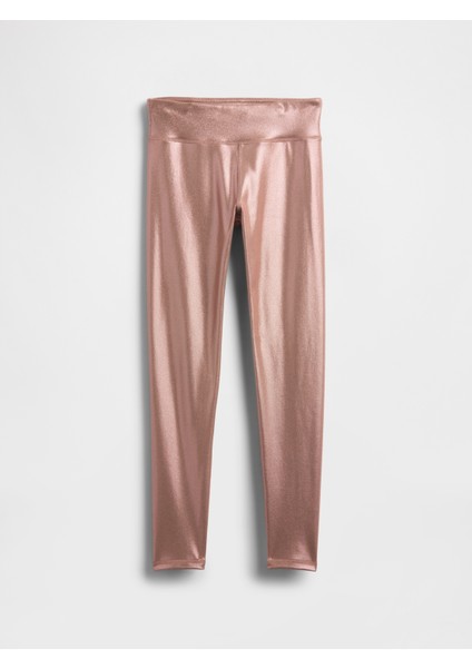 Kız Çocuk Toz Pembe Shine Leggings Tayt indirimleri