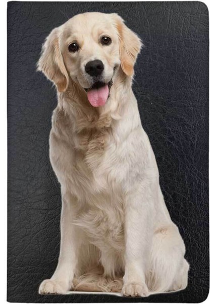 Retriever Desenli Deri Pet Evcil Hayvan Kedi Köpek Pasaport Sağlık Karnesi Kabı Kılıfı