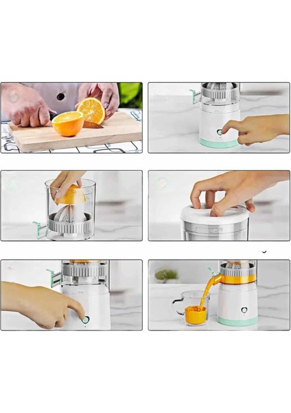Katı Meyve Sıkacağı Taşınabilir USB Şarjlı Pratik Paslanmaz Çelik Lı indirimleri
