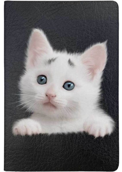 Khao Manee Desenli Deri Pet Evcil Hayvan Kedi Köpek Pasaport Sağlık Karnesi Kabı Kılıfı